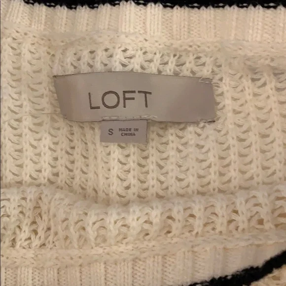 LOFT Sweater w/ Bell Sleeves with Decorative Bows - Picture 3 of 6